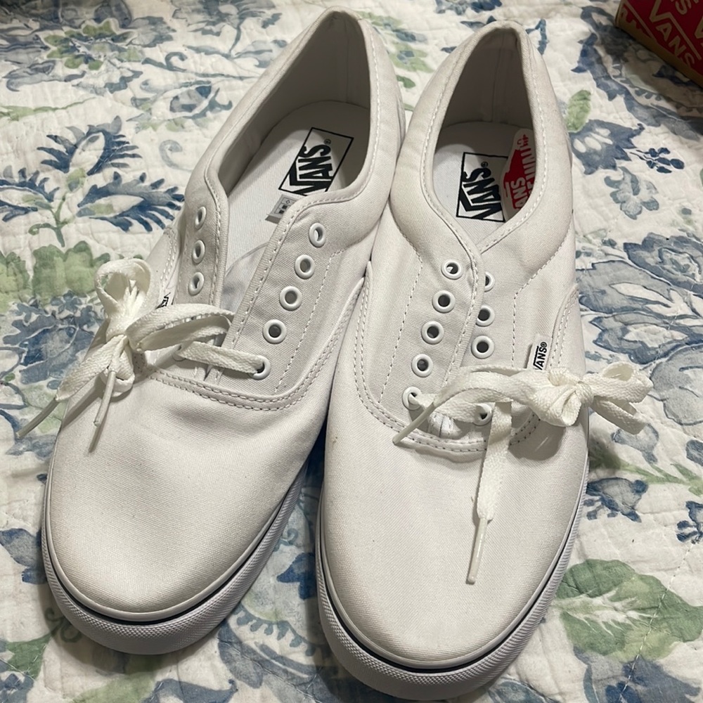 Men’s White Vans Size 13